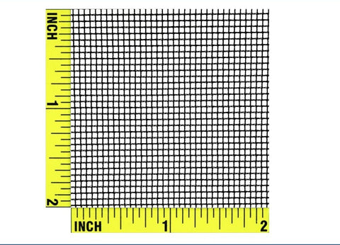 Heavy-Duty 290 XL Mosquito Netting - DIY Porch & Patio Netting - Black