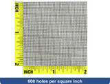 Heavy-Duty 600 XL Mosquito Netting - DIY Porch & Patio Netting - BLACK