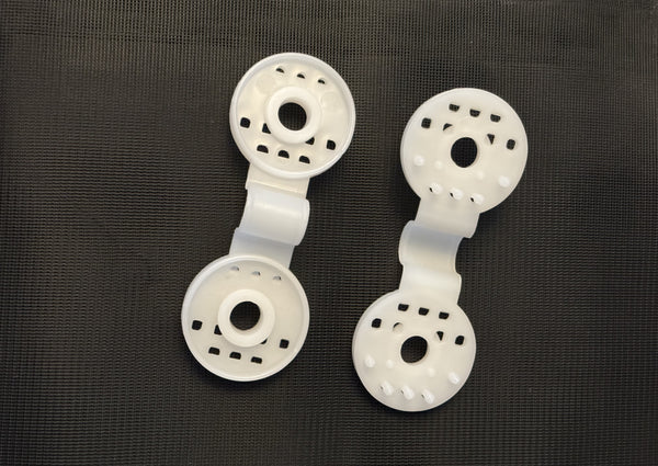 White tarp clips - set of 10