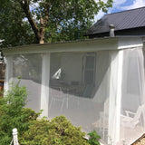 Heavy-Duty 12ft Wide Porch & Patio Mosquito Netting - White