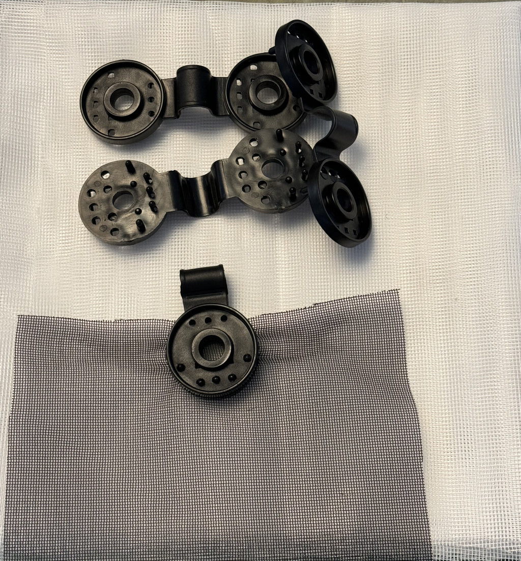 Black tarp clips - set of 10