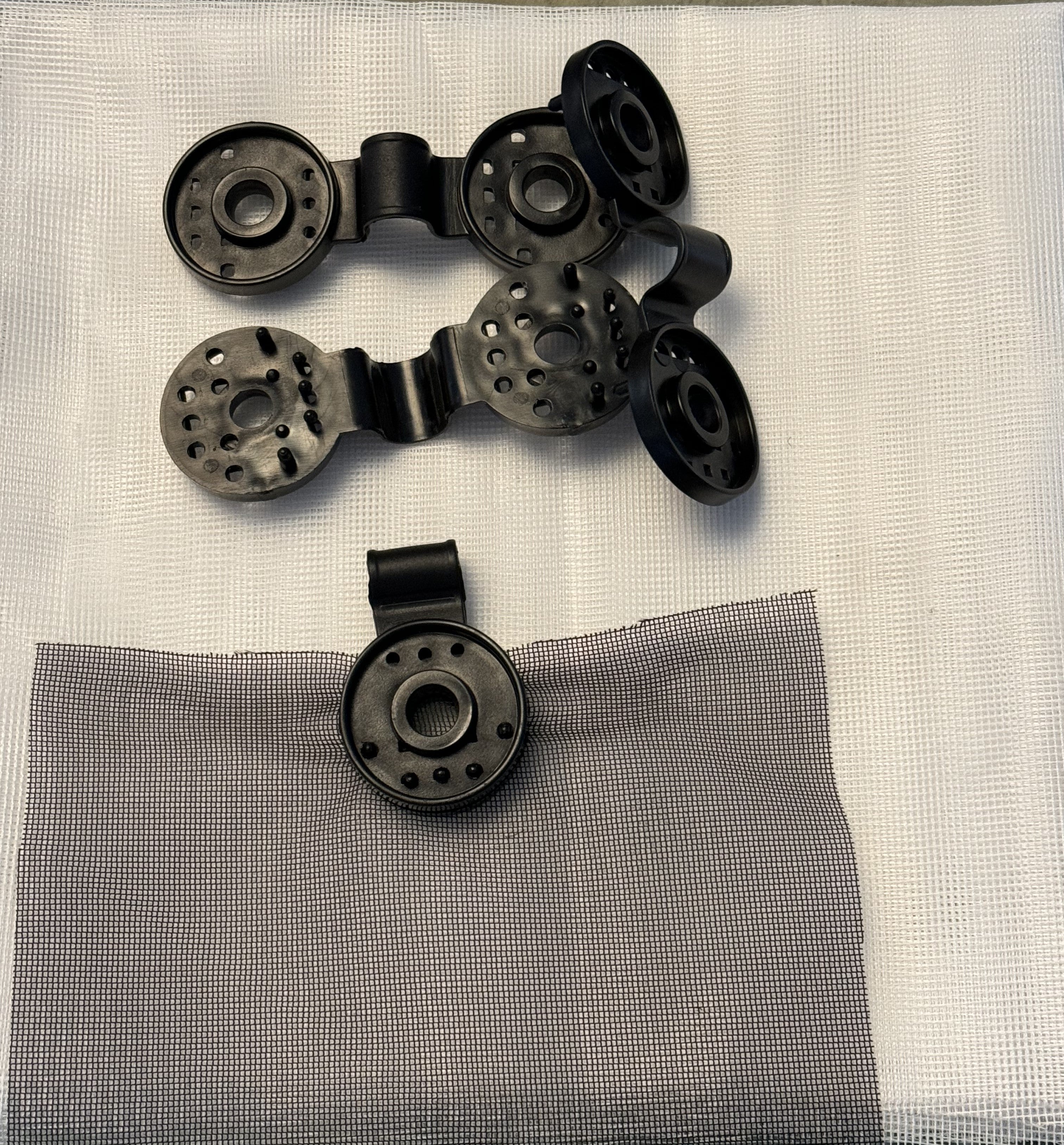 Black tarp clips - set of 10