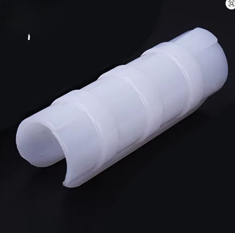 White Clips for 1/2 inch PVC pipe, set of 5