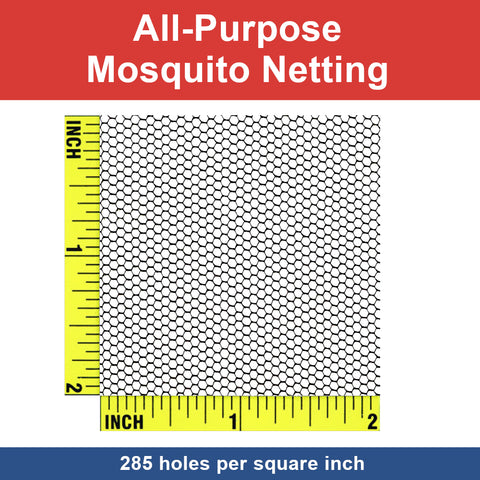 All-Purpose Mosquito Netting - Black